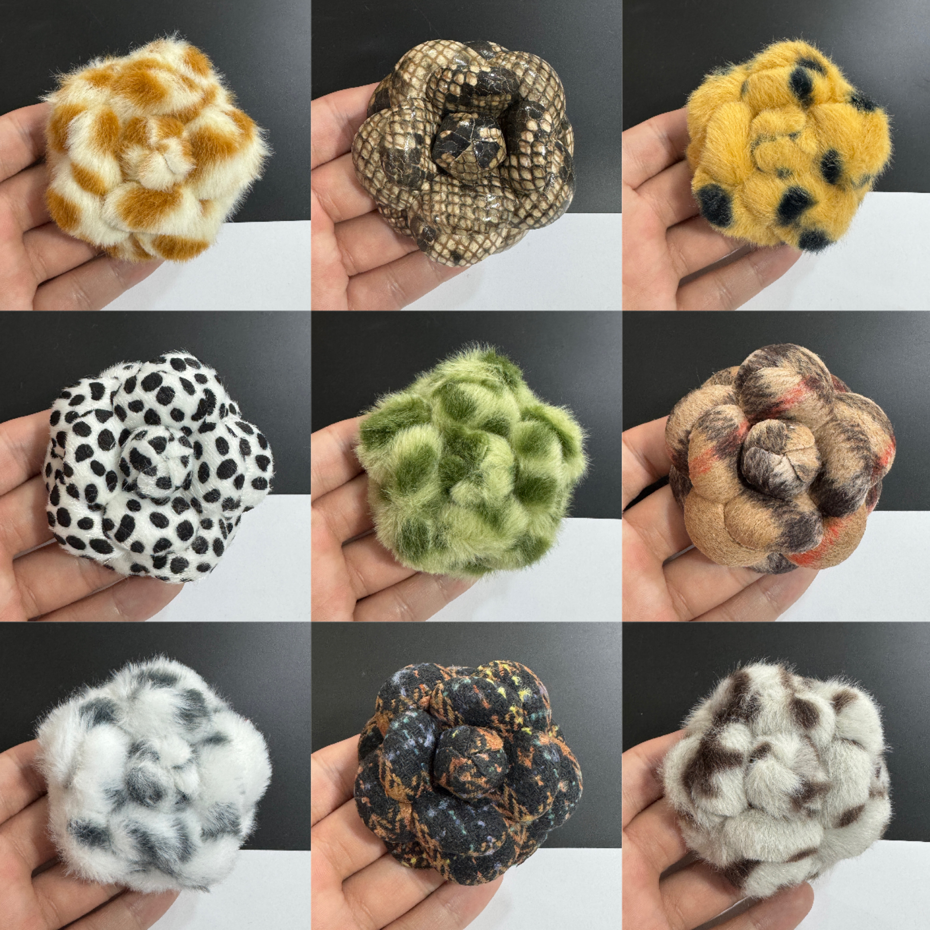 新款6.6cm56个色山茶花高端饰品花朵超定型胸花小香花加胸针发夹