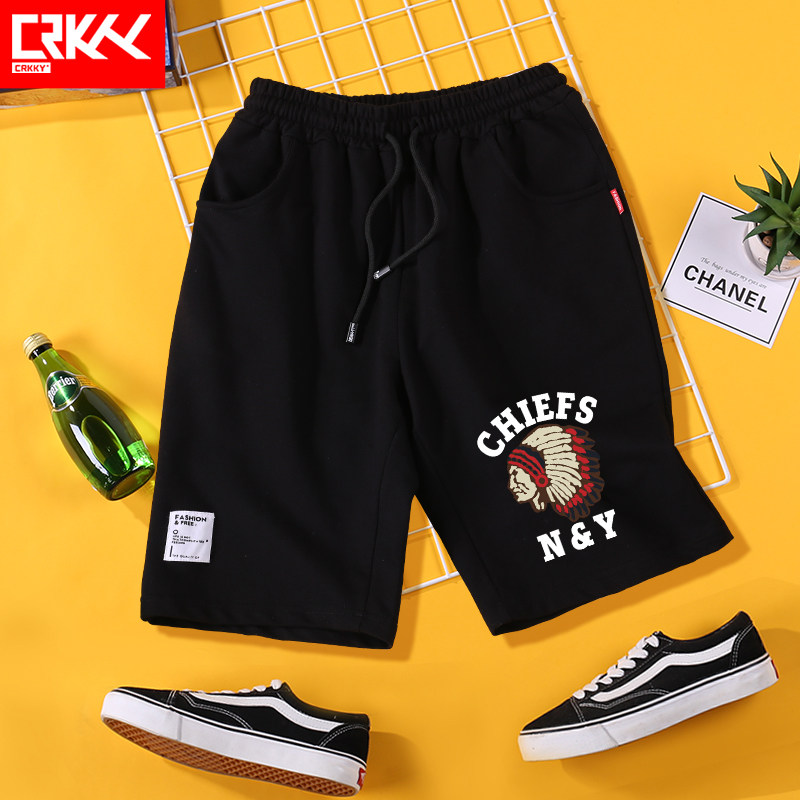 夏季运动短裤男沙滩裤潮牌ins五分裤韩版潮流2019新款休闲宽松|msdalam kategori Pakaian Lelaki, seluar santai - dari Buy2taobao.com untuk memberikan perkhidmatan ejen Taobao profesional membeli