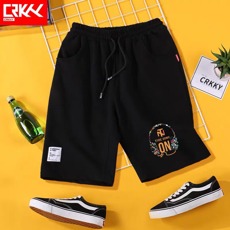 超火cec潮流夏季純棉黑色男短褲子潮牌ins寬松五分褲運動休閑學生在類目 男裝, 休閒褲中 - 來自Buy2taobao.com提供專業的淘寶代購服務