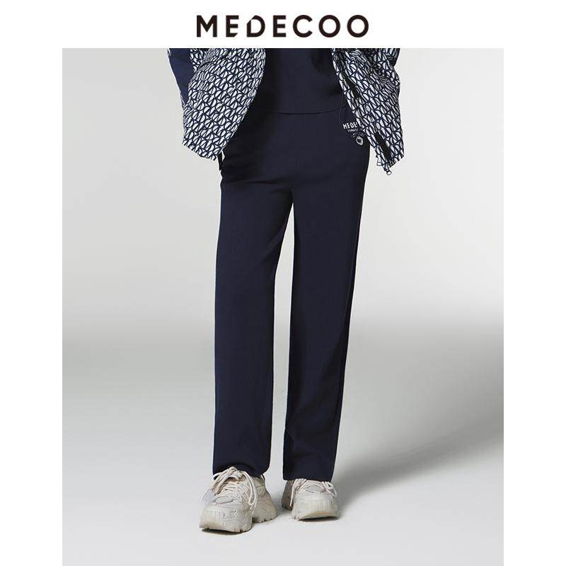 墨蒂珂2024冬季新款阔腿裤