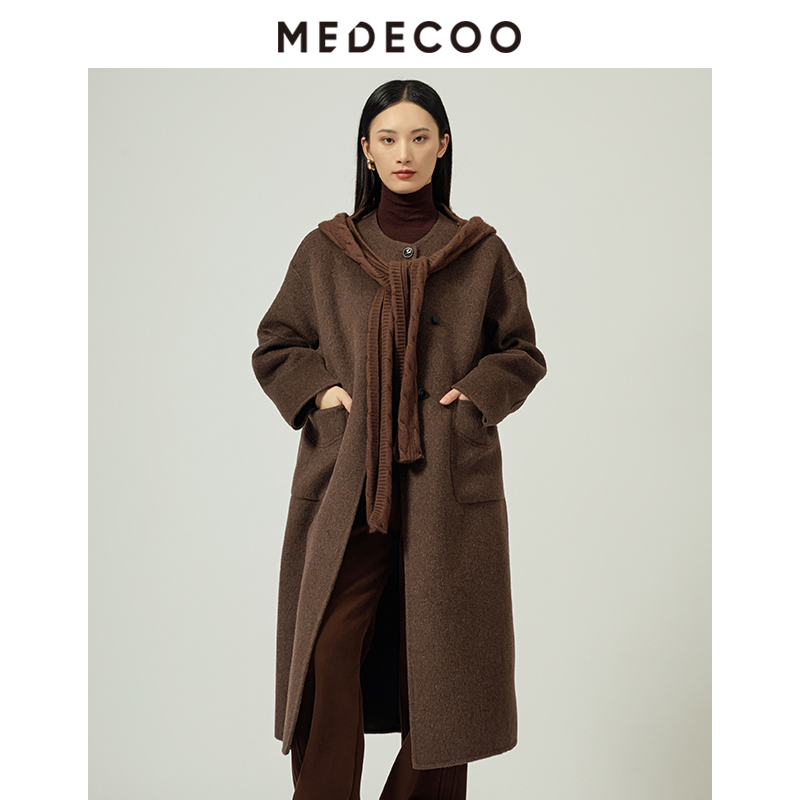 MEDECOO/墨蒂珂羊毛外套两件套