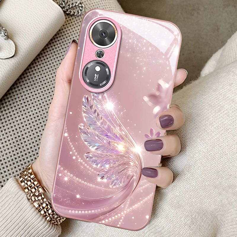 适用畅玩系列水晶飞羽手机壳