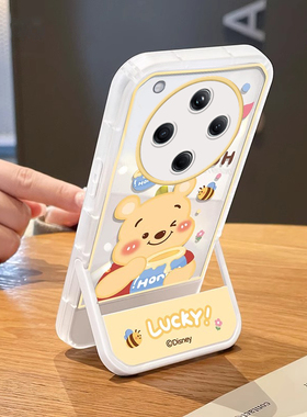 适用OPPOFindX8手机壳新女款FindX7 Ultra蜂蜜小熊FindX8S+全包FindX6软硅胶FindX5Pro防摔保护套FindX3支架S