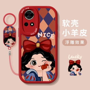 适用华为nova12pro手机壳新款nova11ultra卡通10青春格子公主9女生7/8se活力版卡通5ipro挂绳4/3e可爱外壳y60