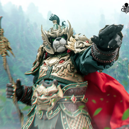 2025限定款METYTOYZ冒险者世界镇南铁骑将军熊猫人吴青龙模型手办