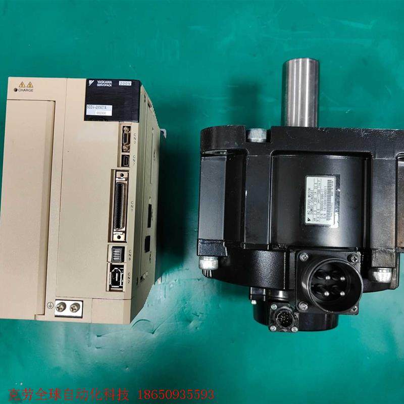 安川五系伺服3KW拆机两套,驱动SGDV-200A01A00