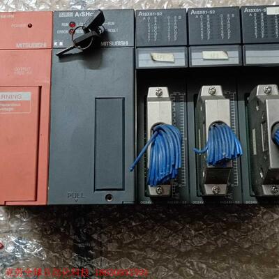 三菱PLC一套A系列 主机A1SHcpu扩展A1sx81-s