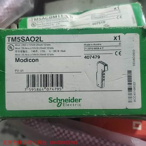 莫迪康 TM5SAO2L原装施耐德Schneider模拟量输