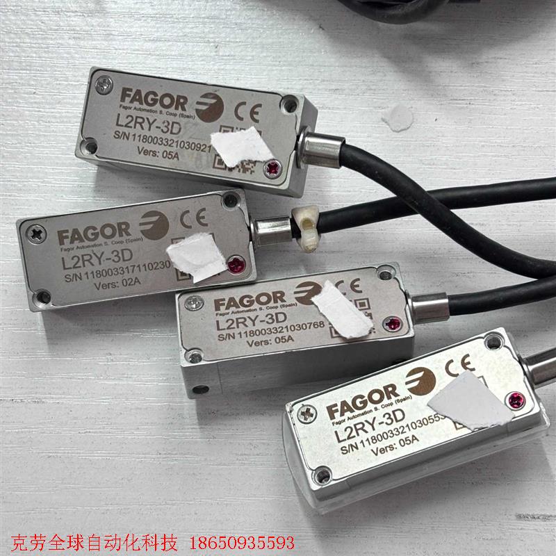 发格FAGOR、光栅尺读数头L2RY-3D ,有3个接过线,