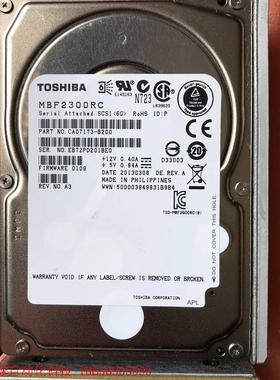 TOSHIBA东芝MBF2300RC,300G/2.5寸、1