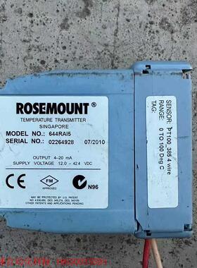 二手R0SEM0UNT/罗斯蒙特644RAI5温度变送器,如