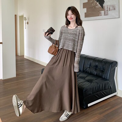 女装/女士精品连衣裙其他/other优雅X版型2025年秋季长袖通用型城