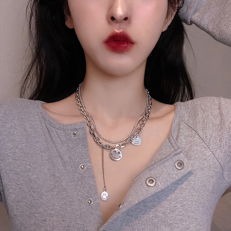 项链ins冷淡风轻奢女颈链嘻哈