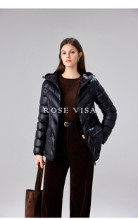 只做高端（假一赔万）95三星鹅绒蒙kou东丽面料短款连帽鹅绒服