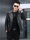 Кожаная куртка Haining leather, мужская короткая приталенная куртка с лацканами из телячьей кожи первого слоя, весенне-осенняя повседневная мотоциклетная куртка mini 2