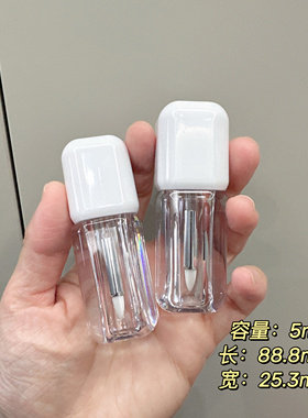 粉底液小样带刷头遮瑕液小样试色分装瓶便携唇釉修复替换瓶空瓶