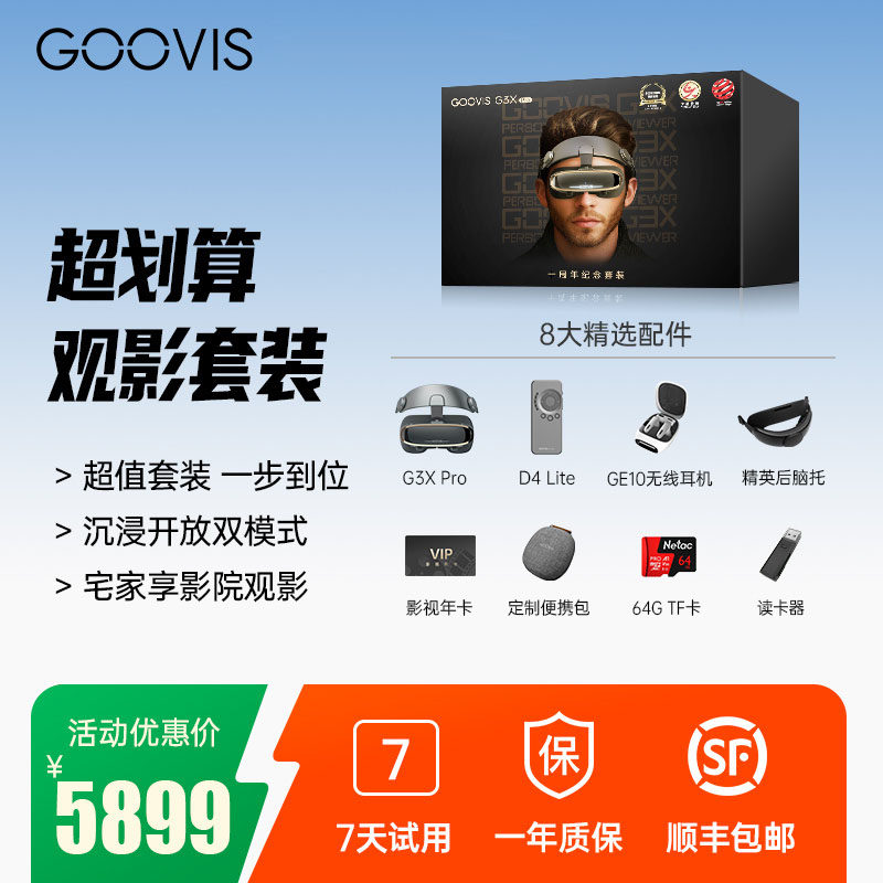 GOOVISG3XPro高清头戴显示器