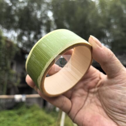 新鲜竹子竹圈圈竹筒圆环幼儿园环创儿童竹玩具布景装饰大小竹圈