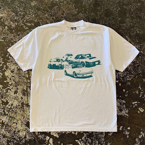 宽松男女情侣美式百搭短袖T恤