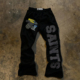 美式 Y2k街头休闲长裤 小众嘻哈复古字母刺绣拼接运动卫裤 男女同款