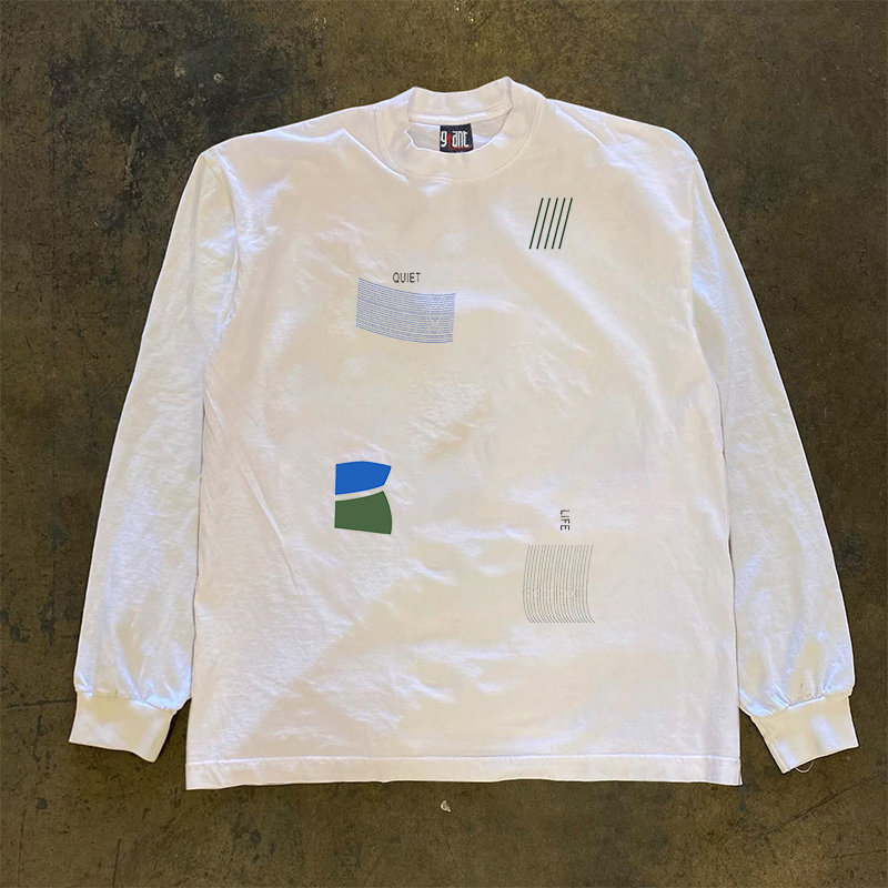 美式复古宽松情侣款百搭长袖T恤