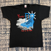 复古重磅Trouble乐队Run the 90s90s90s美式 Light 小众情侣T恤