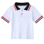 休闲T恤上衣班服幼儿园园服纯棉短袖 夏季 多色学生校服polo衫 童装