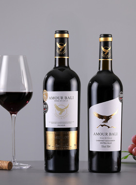 智利原瓶进口红酒赤霞珠美乐梅洛干红葡萄酒珍藏果香2支装750ml