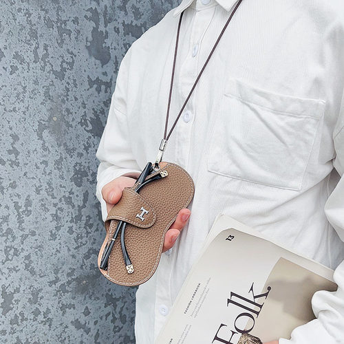 H扣墨镜近视眼镜袋真皮收纳包