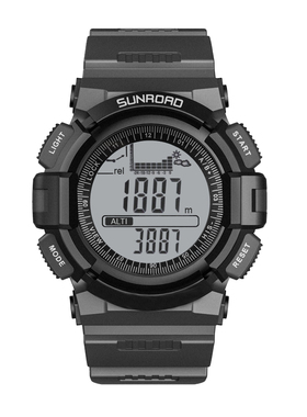 户外运动手表秒表闹钟倒计时气压海拔钓鱼适钓提醒防水学生电子表