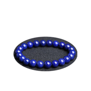 7A天然原矿青金石散珠子帝王青diy手工串珠编织水晶手链项链饰品