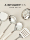 Лопатка Carot из нержавеющей стали, бытовая лопатка для приготовления пищи, суповая ложка, дуршлаг, лопатка для жарки, набор кухонных принадлежностей с керамической ручкой из 316L mini 2