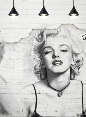 yy熊猫主播直播快手 男女卧室客厅酒吧定制奢华 3D立体背景布墙纸