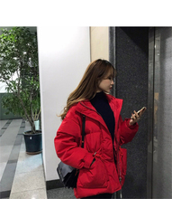 羽绒服女短款 加厚羽绒服女 收腰小个子白鸭绒网红女学院风2022新款