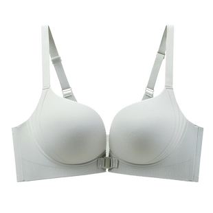 红色前扣无痕性感内衣女聚拢小胸收副乳防下垂无钢圈文胸胸罩套装