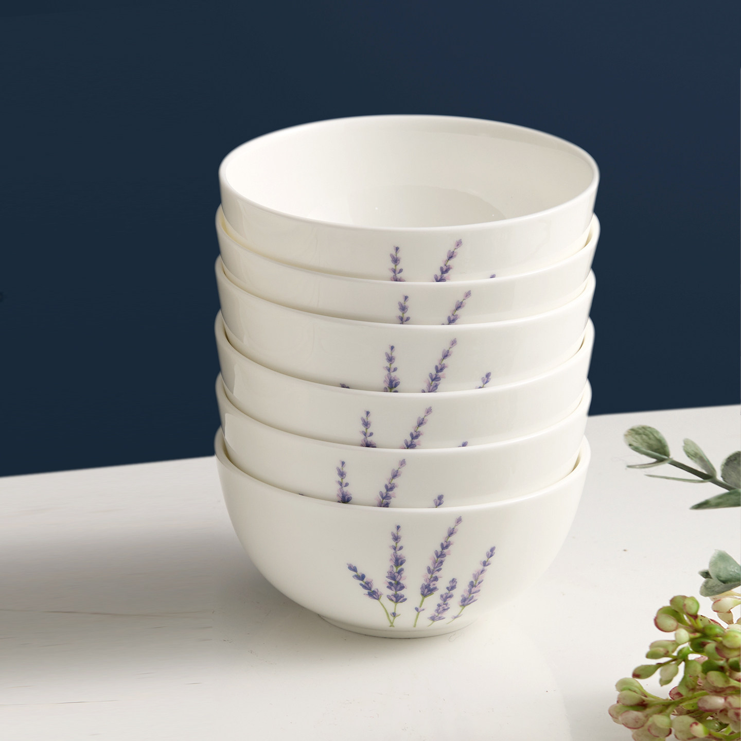 6只装骨瓷饭碗家用面碗4只微波炉适用陶瓷米饭碗粥碗,餐饮具,碗,淘宝优惠券,粉丝福利购,淘宝优惠卷