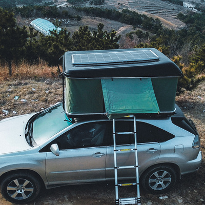 大容量太阳能充电车顶帐篷