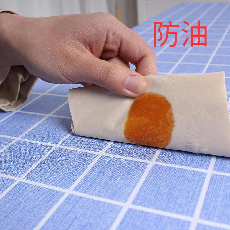 布艺幼儿园专用桌布桌套pvc防水防油格子美术画画台布桌罩桌裙