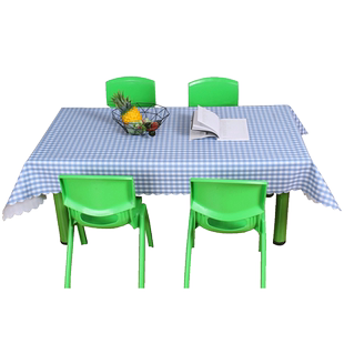 幼儿园画画专用桌布美术室绘画卡通美工区防水防油免洗学生桌布