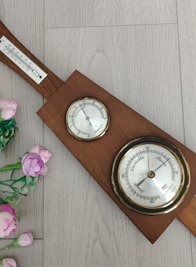 德国手工制作实木天气检测仪