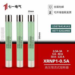 保险熔管互感器-XRNP1.5A1A2A3A熔断器熔断器限流PT高压10-12KV0