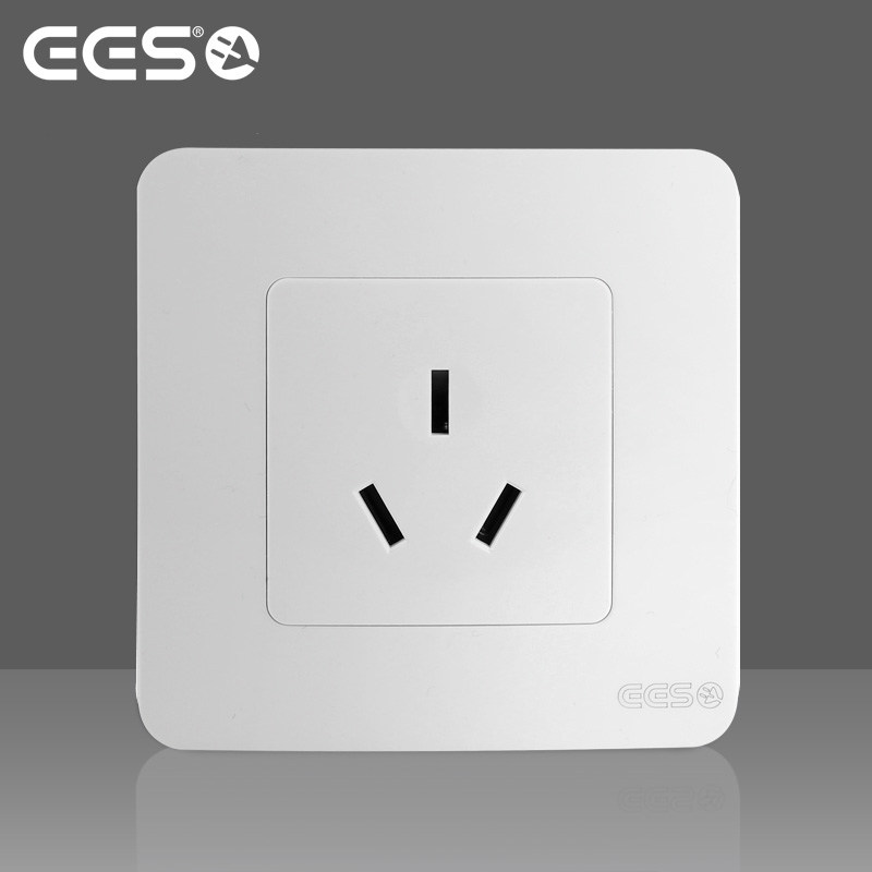 ees电气开关插座面板 科艺德 沙丁系列 典雅白 16A三孔空调插座|ruв категории электронный/электрик, розетка, розетка - от Buy2taobao.com для оказания профессиональной услуги покупки агента Taobao