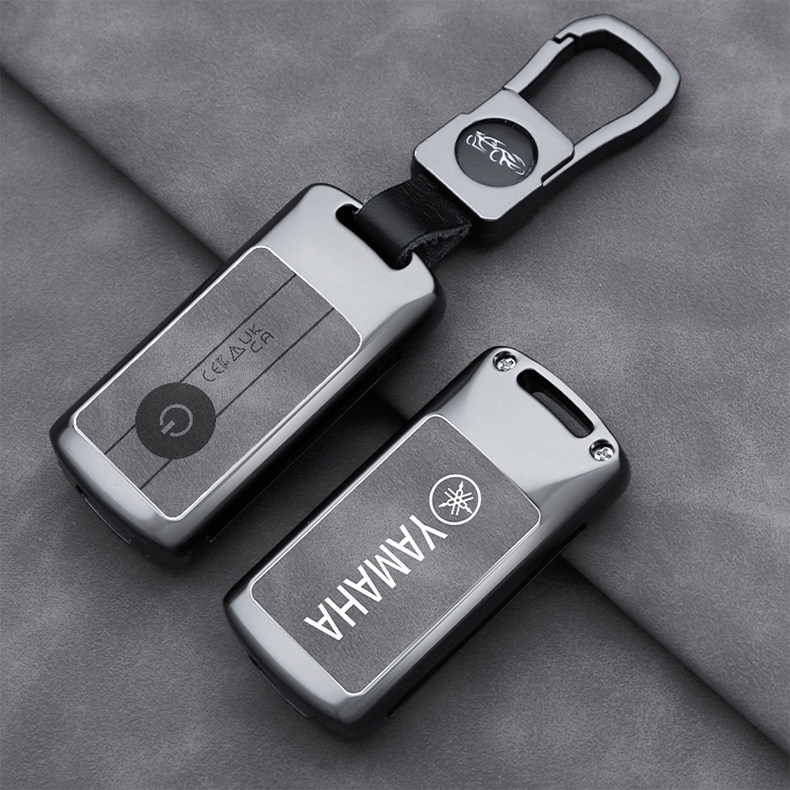 适用雅马哈xmax300摩托车钥匙套NMAX155电瓶车NVX155遥控保护套壳