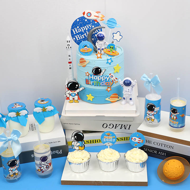 宇航员太空人生日派对甜品台插件