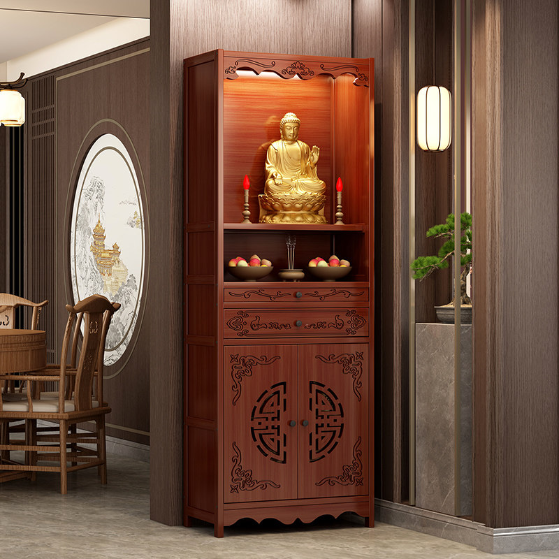 供桌香案家用佛台非实木财神供台一体柜新中式神龛佛柜菩萨供奉台