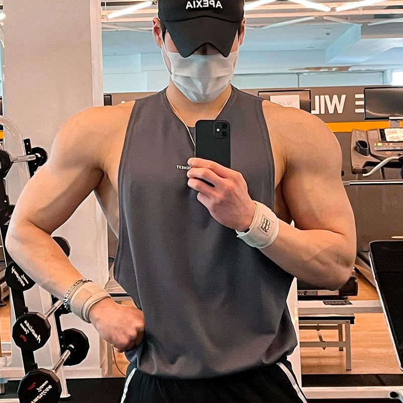 肌肉健身背心男透气吸汗训练服坎肩运动弹力无袖T恤休闲速干上衣,运动服/休闲服装,健身衣,淘宝优惠券,粉丝福利购,淘宝优惠卷