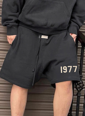 FOG FEAR OF GOD复线ESSENTIALS潮牌夏季运动休闲男1977健身短裤