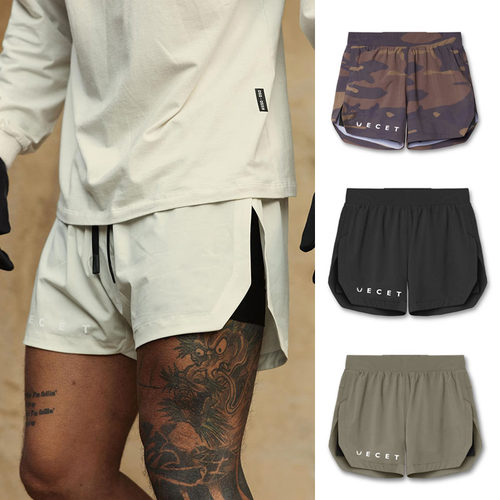 美式运动健身短裤男速透气