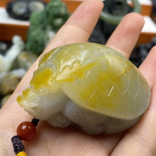 和田青花籽料龙龟