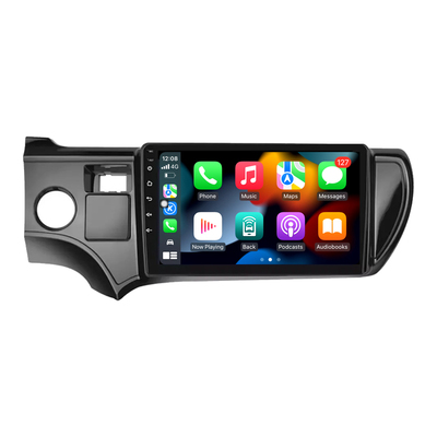 适用于海外2012-2014年Toyota Prius C车机中控Carplay大屏导航